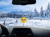 Coolballs California Sunshine Car Antenna Topper / Mirror Dangler / Auto Dashboard Accessory (Purple Shades)